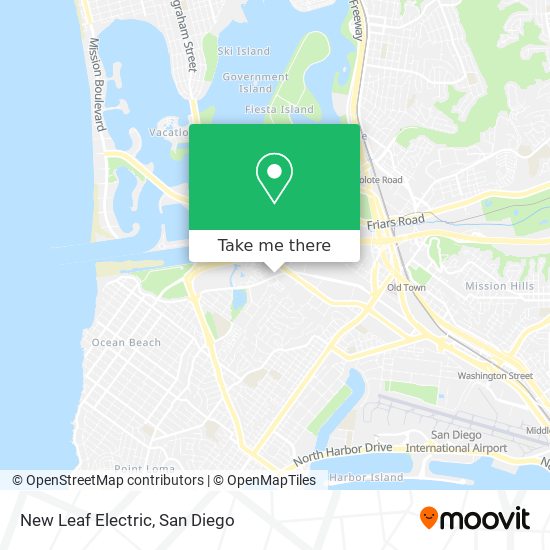 Mapa de New Leaf Electric