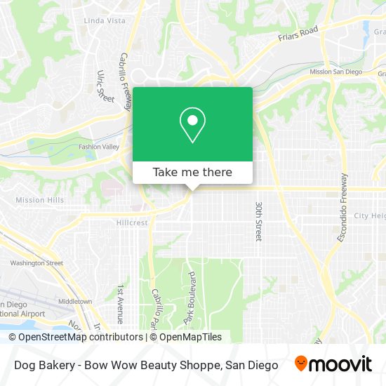 Dog Bakery - Bow Wow Beauty Shoppe map