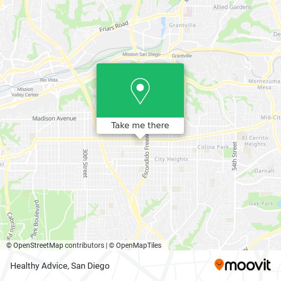 Healthy Advice map