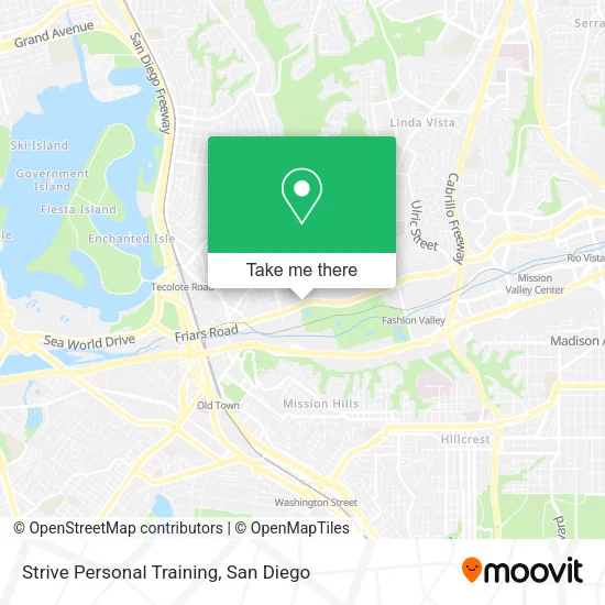 Mapa de Strive Personal Training