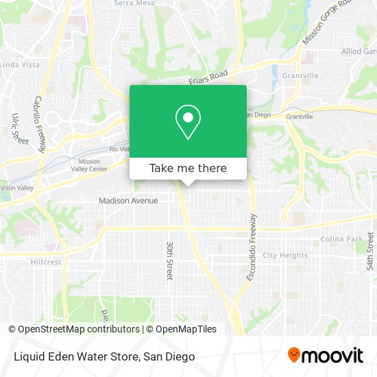 Liquid Eden Water Store map