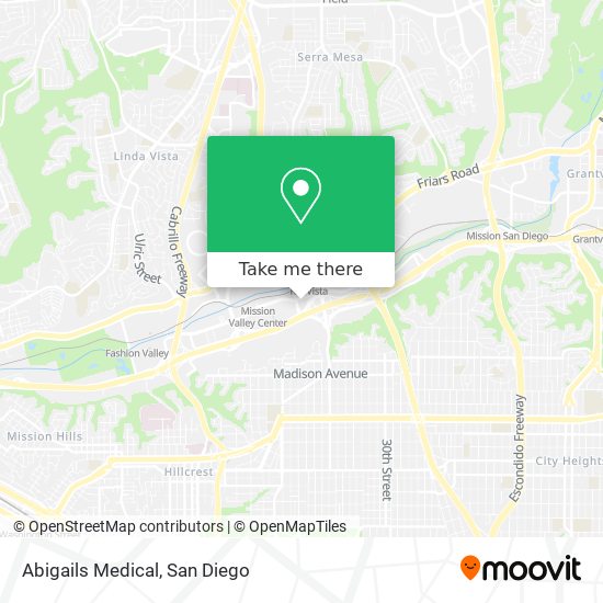 Abigails Medical map