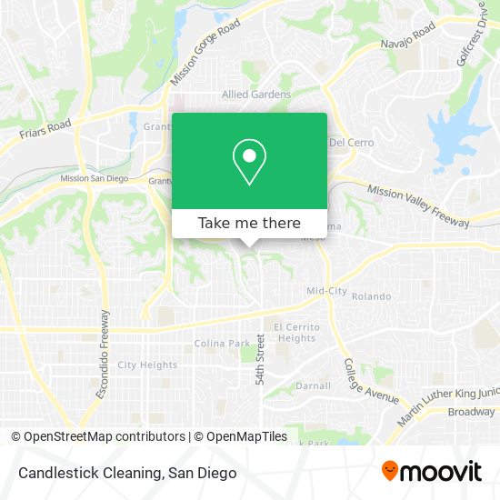 Candlestick Cleaning map