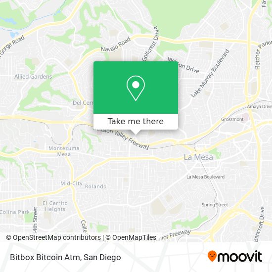 Mapa de Bitbox Bitcoin Atm