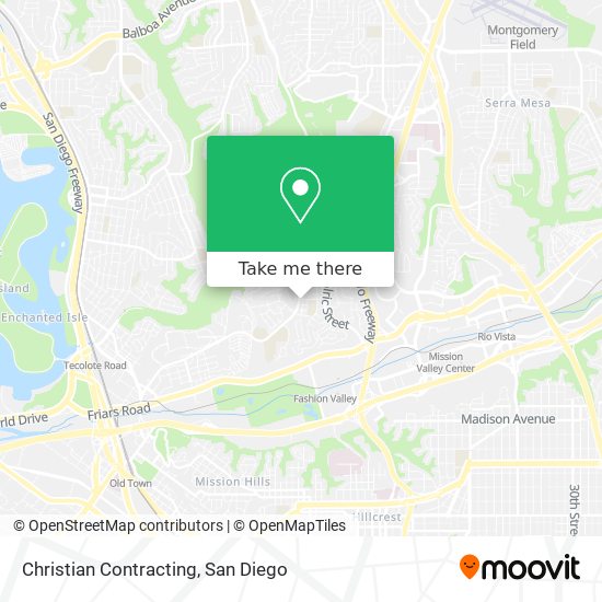 Mapa de Christian Contracting