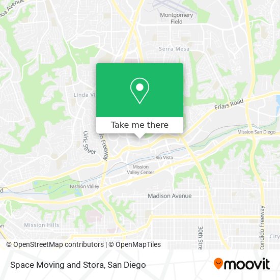 Mapa de Space Moving and Stora