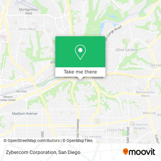 Mapa de Zybercom Corporation