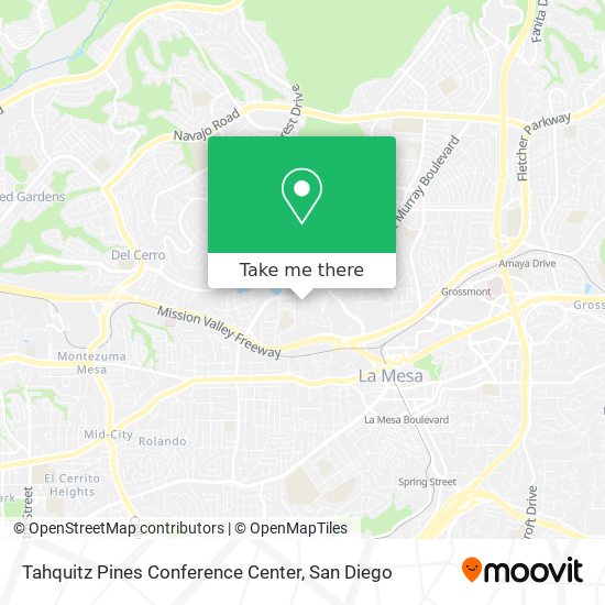 Tahquitz Pines Conference Center map