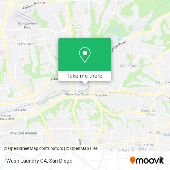 Mapa de Wash Laundry CA