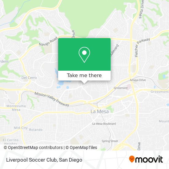 Liverpool Soccer Club map