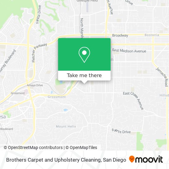 Brothers Carpet and Upholstery Cleaning map