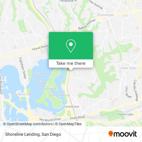 Shoreline Lending map