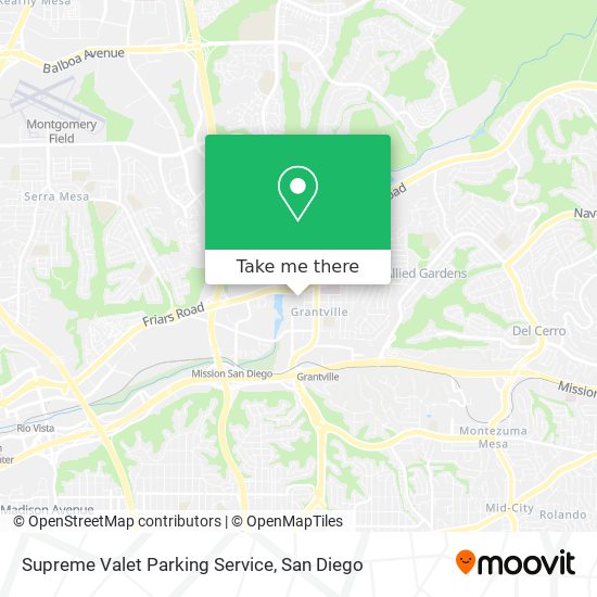 Supreme Valet Parking Service map