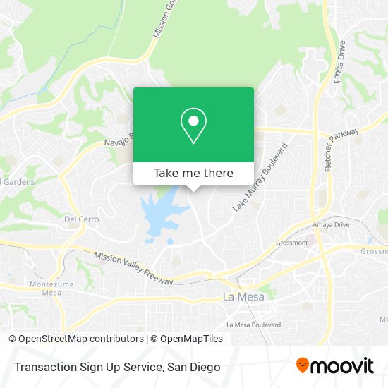 Transaction Sign Up Service map