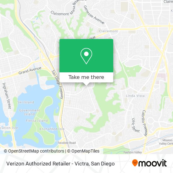 Verizon Authorized Retailer - Victra map