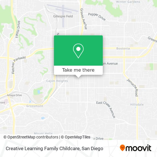 Creative Learning Family Childcare map