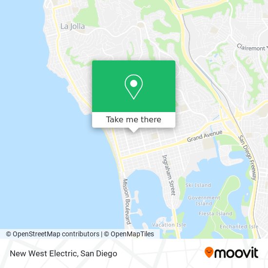 New West Electric map