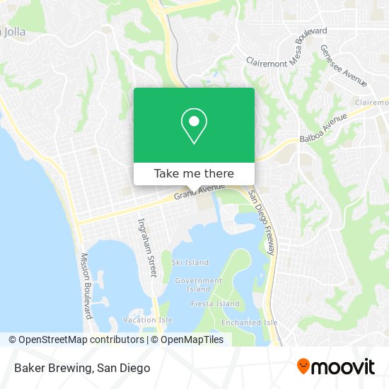 Baker Brewing map