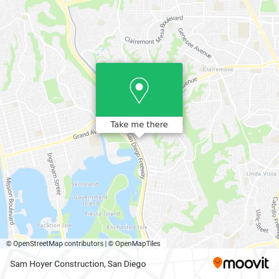 Sam Hoyer Construction map