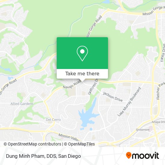 Mapa de Dung Minh Pham, DDS