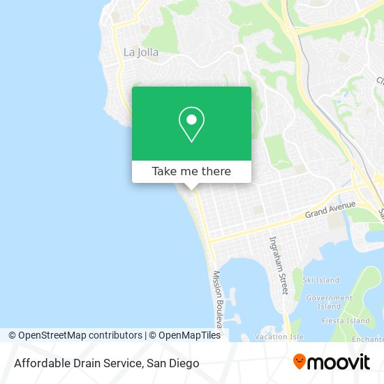 Mapa de Affordable Drain Service