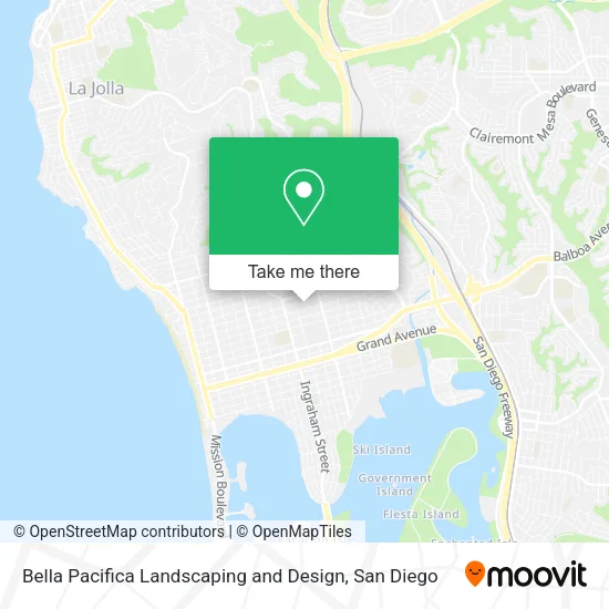 Mapa de Bella Pacifica Landscaping and Design