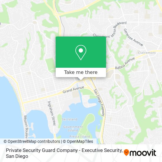 Private Security Guard Company - Executive Security map