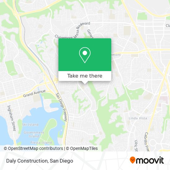 Daly Construction map