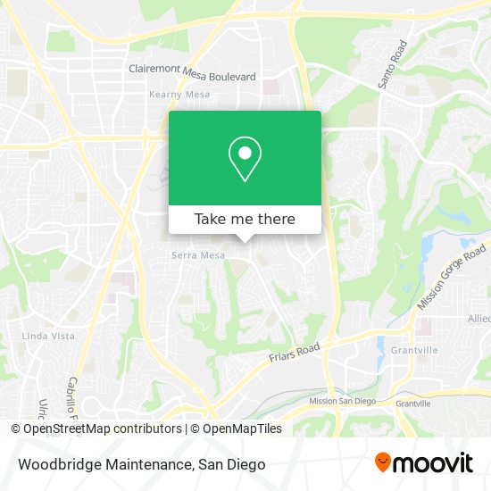 Woodbridge Maintenance map