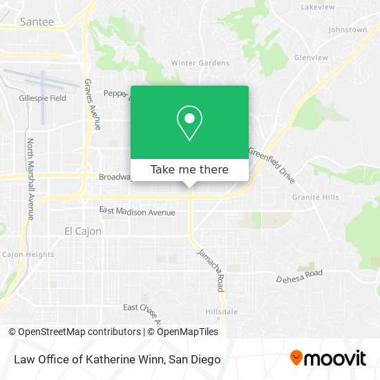 Law Office of Katherine Winn map