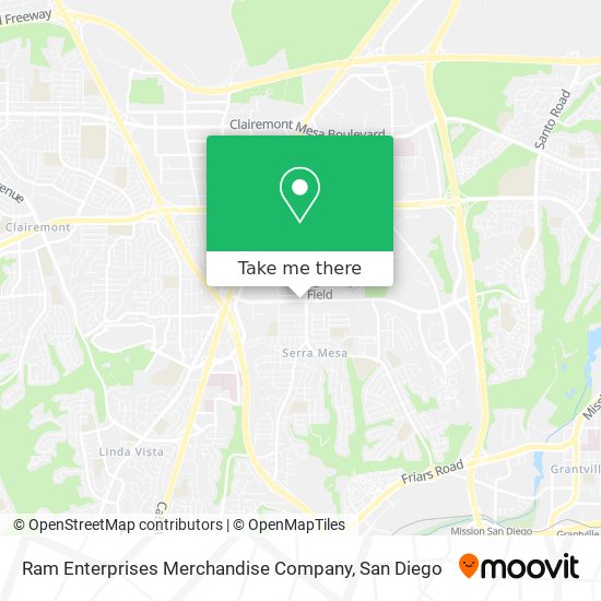 Ram Enterprises Merchandise Company map