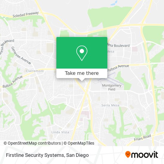 Firstline Security Systems map