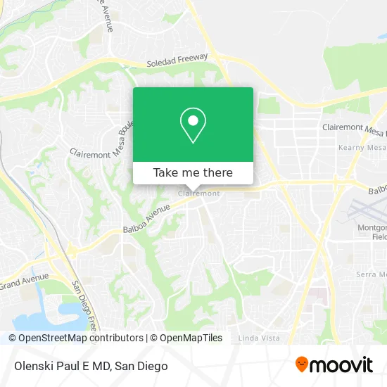 Olenski Paul E MD map