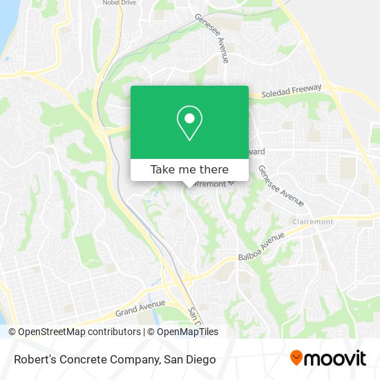 Robert's Concrete Company map