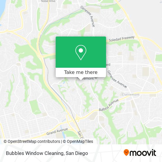 Mapa de Bubbles Window Cleaning