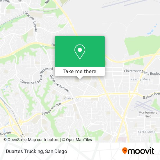 Duartes Trucking map