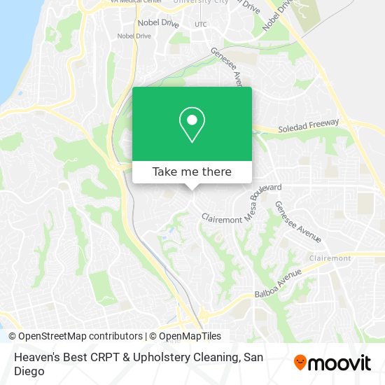 Heaven's Best CRPT & Upholstery Cleaning map