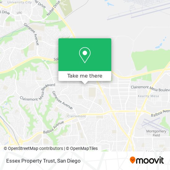 Essex Property Trust map