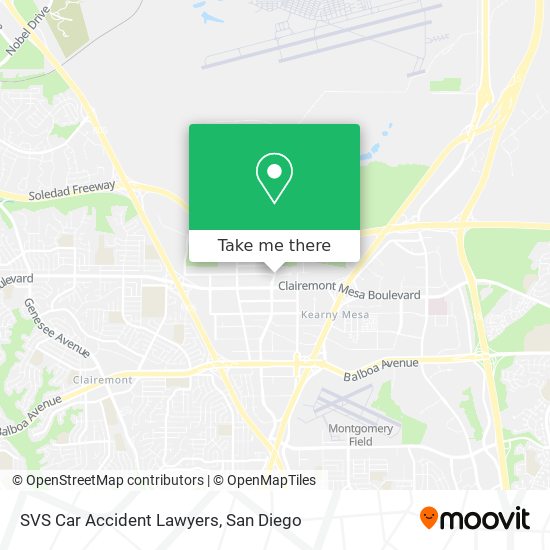 Mapa de SVS Car Accident Lawyers