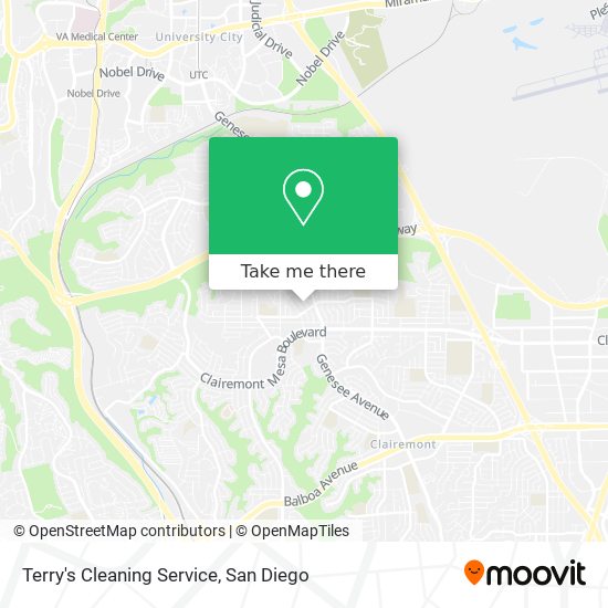 Mapa de Terry's Cleaning Service