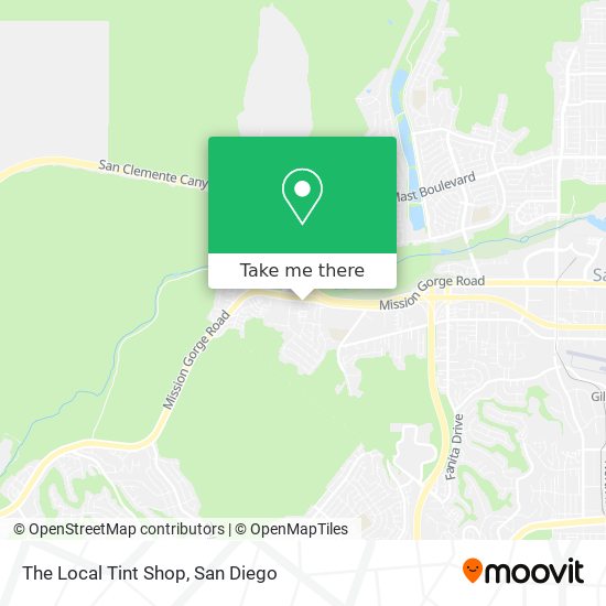 The Local Tint Shop map