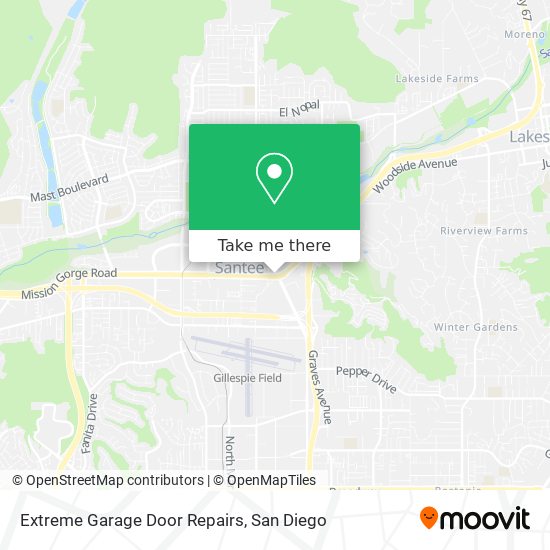 Extreme Garage Door Repairs map