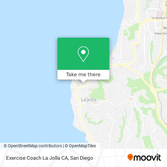 Exercise Coach La Jolla CA map