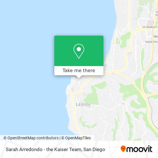 Mapa de Sarah Arredondo - the Kaiser Team