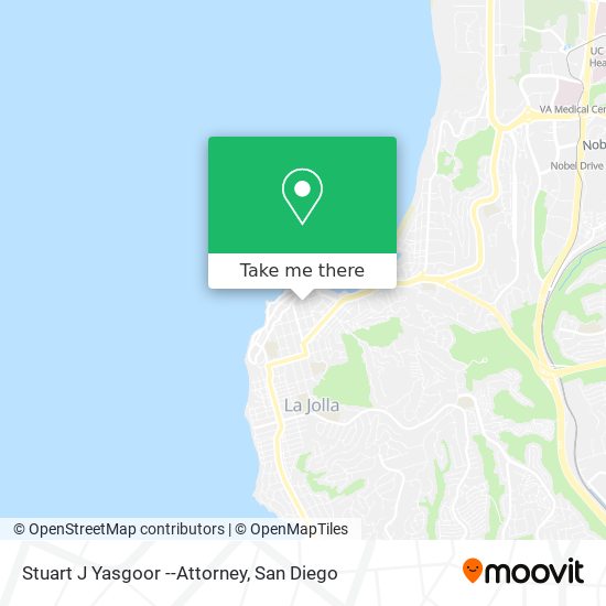 Stuart J Yasgoor --Attorney map