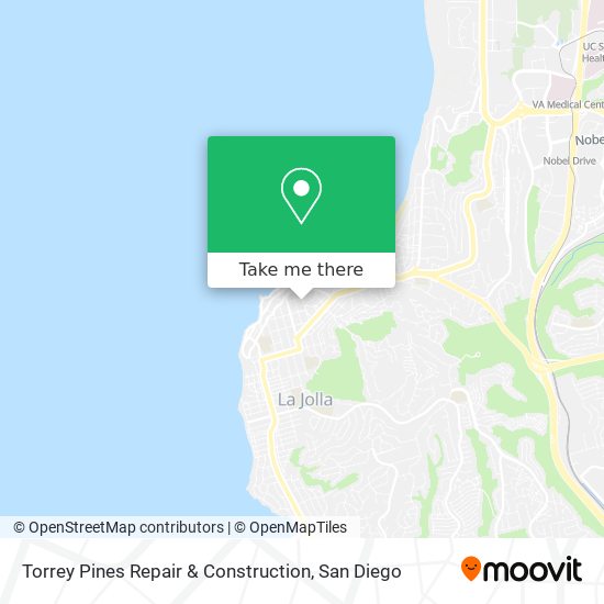 Torrey Pines Repair & Construction map