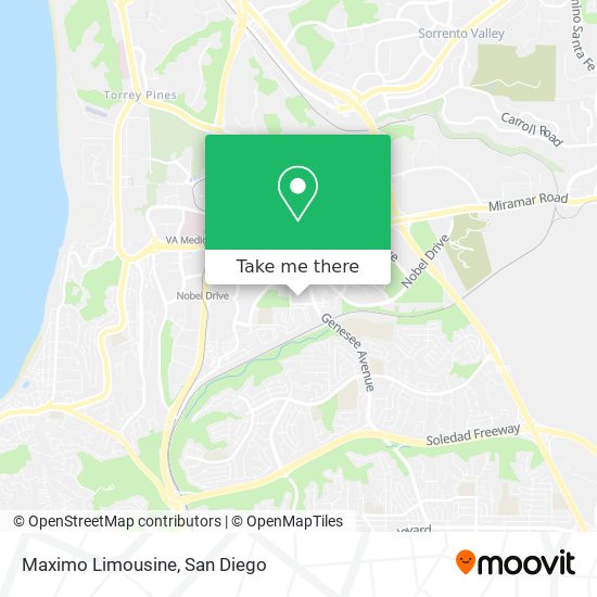 Maximo Limousine map