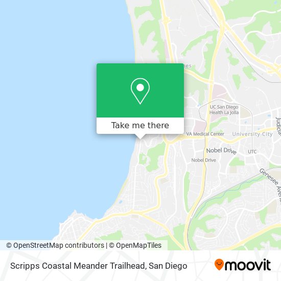 Scripps Coastal Meander Trailhead map