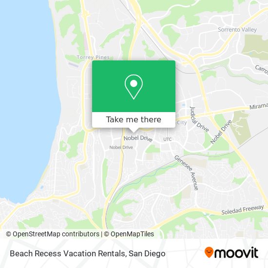 Beach Recess Vacation Rentals map