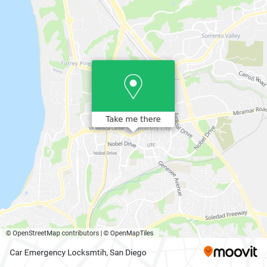 Mapa de Car Emergency Locksmtih